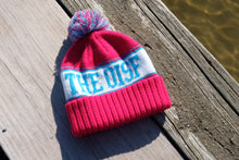 Load image into Gallery viewer, The OisF Pom Pom Beanie (Women/Youth) - Hot Pink