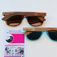 Load image into Gallery viewer, VIRA SUN X The Ocean Is Female - Translucent Blue Sunglasses