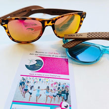 Load image into Gallery viewer, VIRA SUN X The Ocean Is Female - Translucent Blue Sunglasses