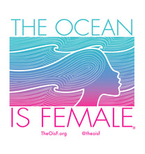 Load image into Gallery viewer, The Ocean Is Female Sticker