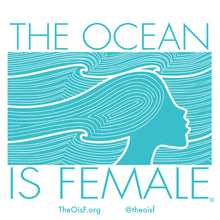 Load image into Gallery viewer, The Ocean Is Female Sticker