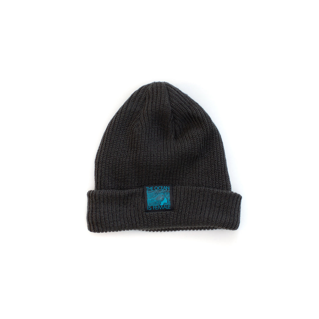 The OisF Beanie (Men/Women) Dark Charcoal