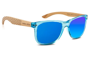 VIRA SUN X The Ocean Is Female - Translucent Blue Sunglasses